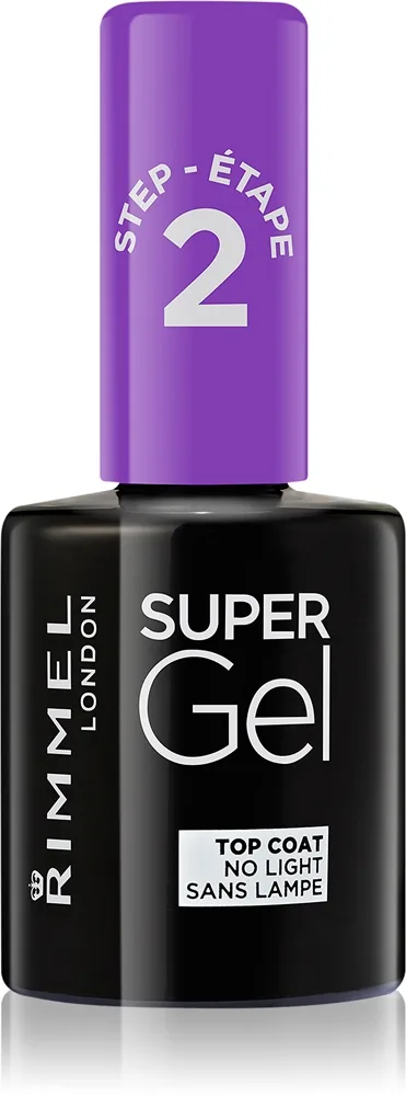 Rimmel Super Gel Step 2 Glitter Overlag Til glitrende glans 12 ml