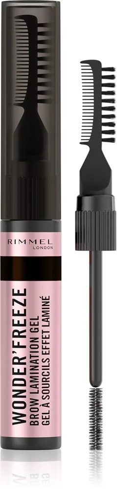 Rimmel Wonder'Freeze Gel Mascara til øjenbryn Skygge 004 Deep Brown 6 g