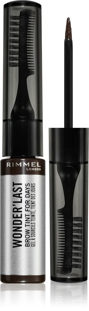 Rimmel Wonder'Last geelimäinen puolikestoväri kulmakarvoille sävy 001 Blonde 4.5 ml