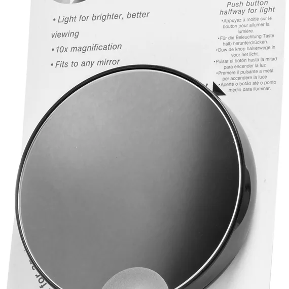 RIO 10x Magnifying Mirror Förstoringsglas för smink med sugkoppar 1 st.