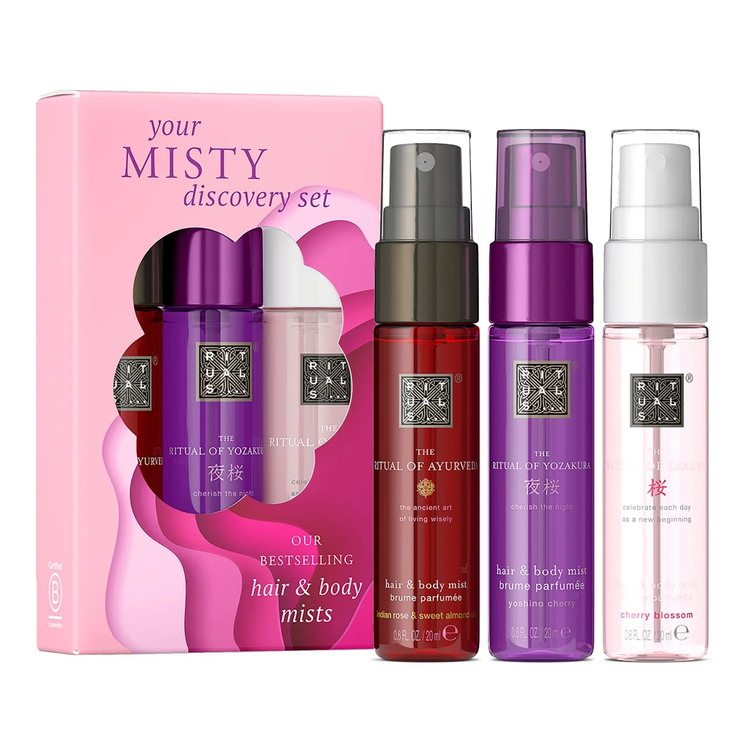 Coffret Découverte - Parfymerad hår- & kroppsmist