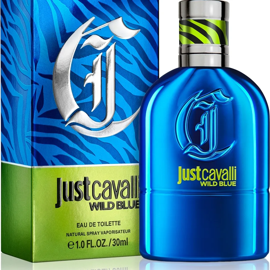 Roberto Cavalli Just Cavalli Wild Blue Eau de Toilette för män 30 ml