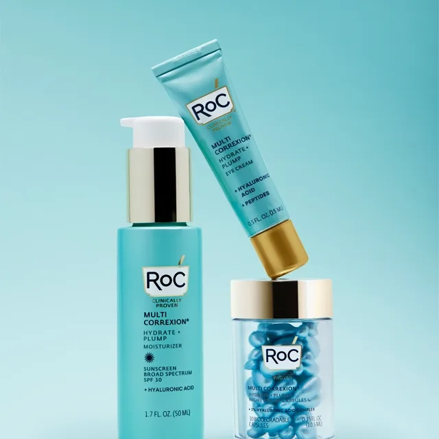 RoC Multi Correxion Hydrate & Plump Intensivt återfuktande kräm med åtstramande effekt SPF 30 50 ml