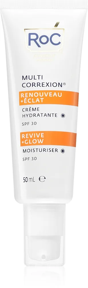 RoC Multi Correxion Revive + Glow Moisturiser Närande och fuktgivande kräm med vitamin C SPF 30 50 ml