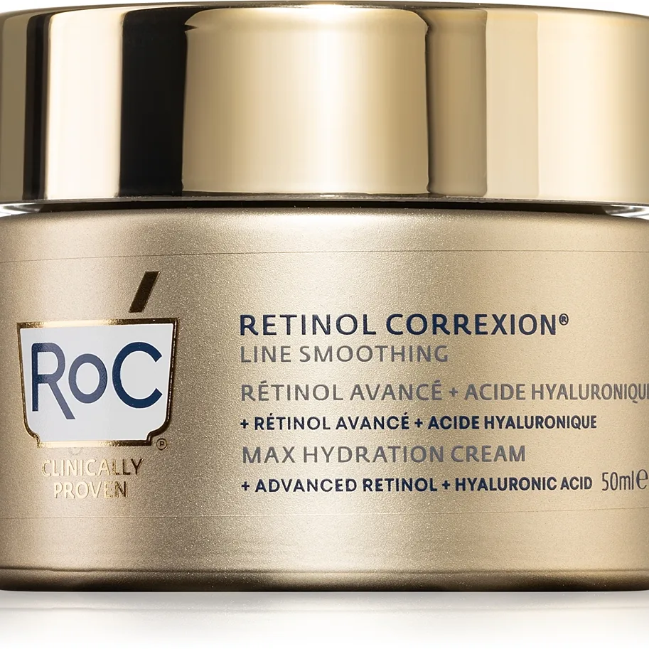 RoC Retinol Correxion Line Smoothing Fuktgivande kräm med hyaluronsyra 50 ml