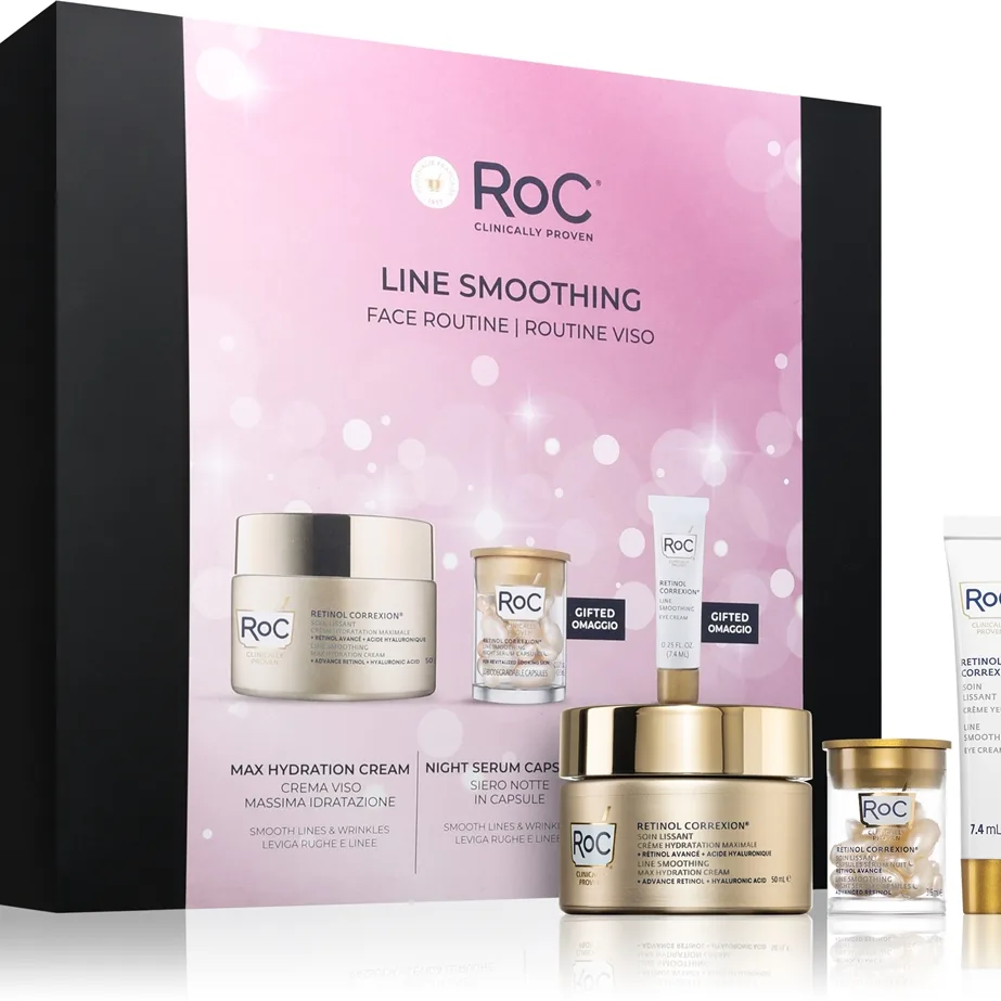RoC Retinol Correxion Line Smoothing Presentförpackning med effekt mot åldrande
