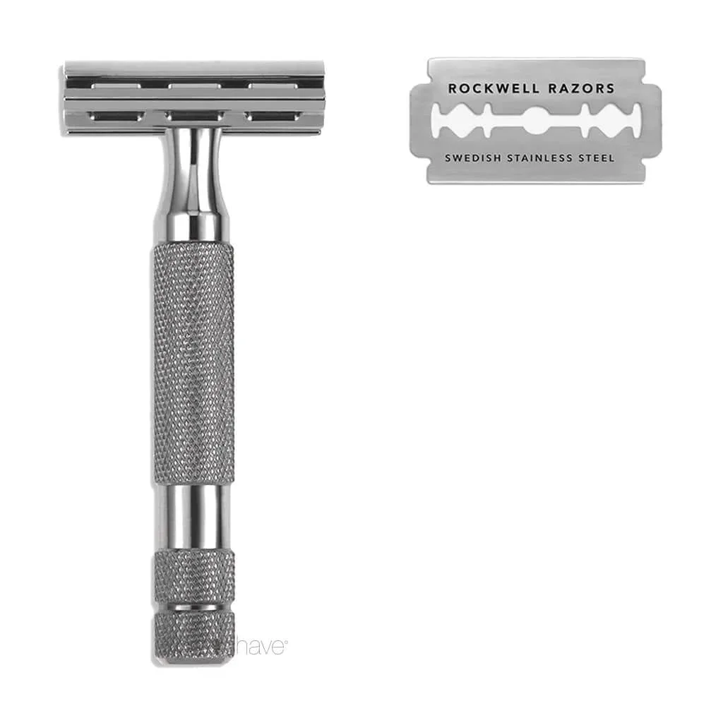 Rockwell Razors 2C Justerbar DE-Skraber, Gunmetal