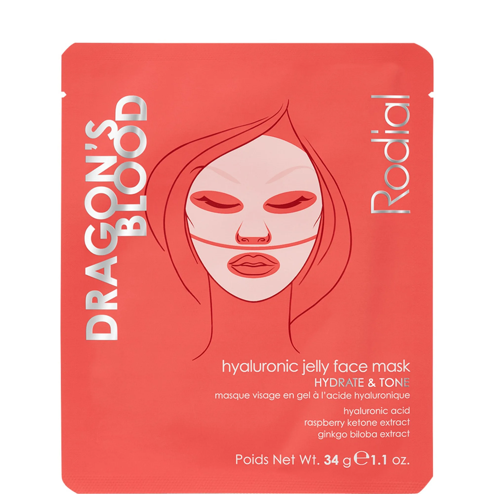 Rodial Dragon's Blood Hyaluronic Jelly Mask Sheet mask