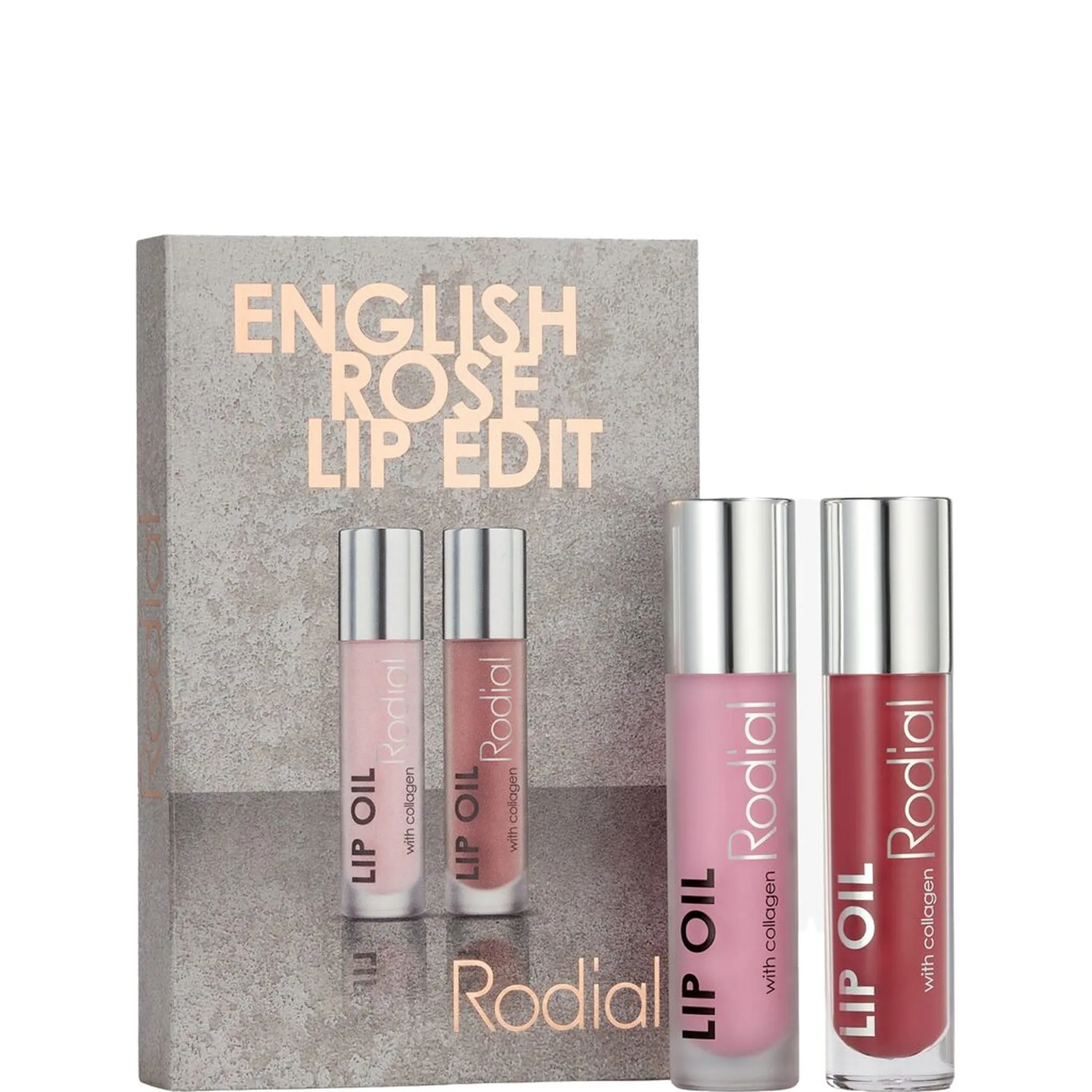 Rodial Lip Oil Wild Rose Lip Edit Läppvårdsset