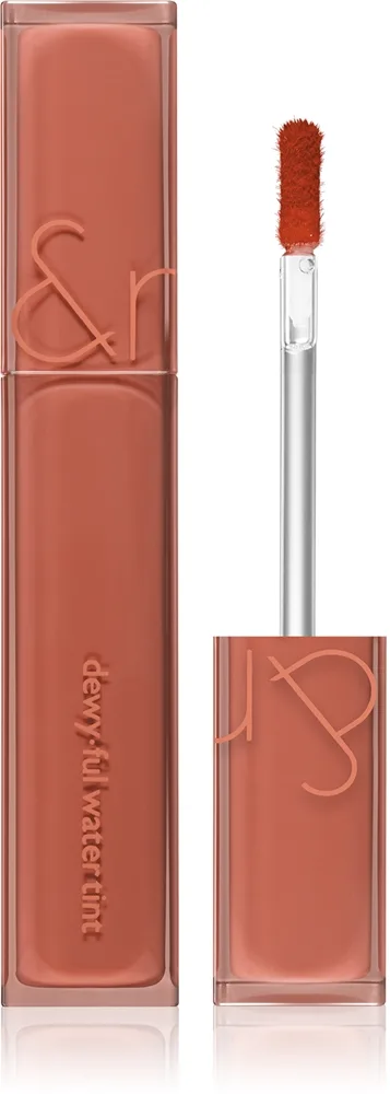 rom&nd Dewy Ful Water Tint pitkäkestoinen huulikiilto sävy #02 Salty Peach 5 g