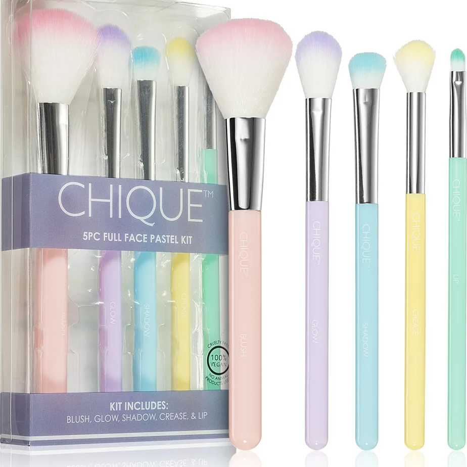 Royal and Langnickel Chique Pastel Set av borstar För perfekt utseende