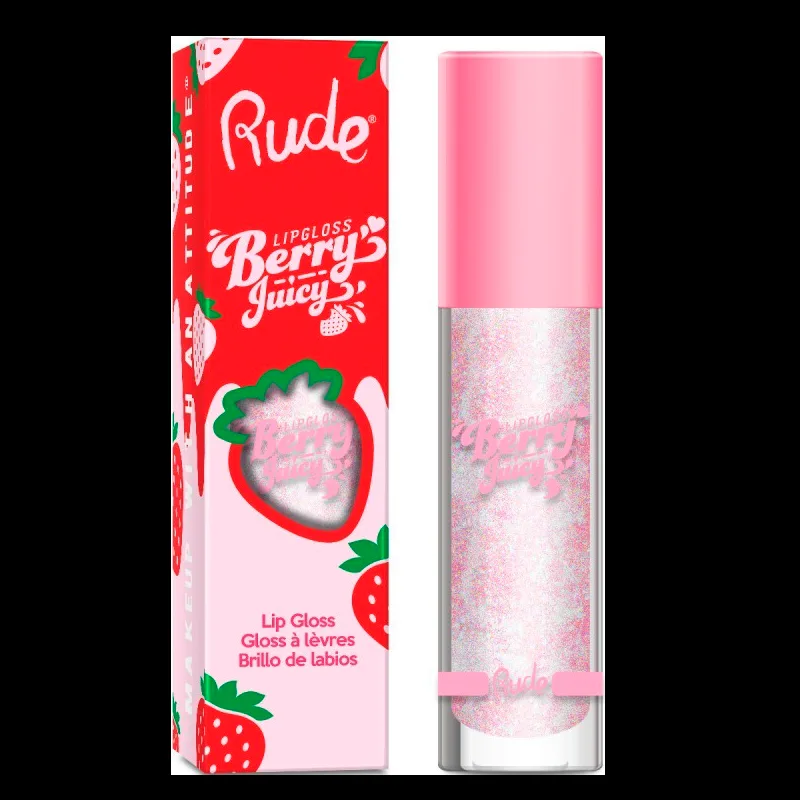 RUDE Cosmetics Berry Juicy Lip Gloss Crystalize (1 stk)
