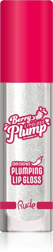 Rude Cosmetics Berry Plump Återfuktande läppglans med volymeffekt Skugga Pearl 4 g
