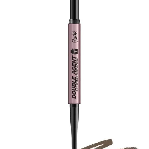 Rude Cosmetics Double Agent 2 in 1 Eyebrow Pencil & Powder Taupe (U) 0 g