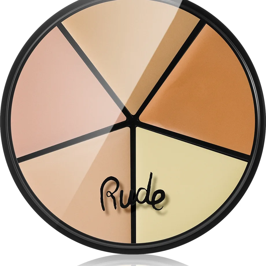 Rude Cosmetics Fabulous Concealer Wheel Concealer Palette Skygge Light 7.5 g