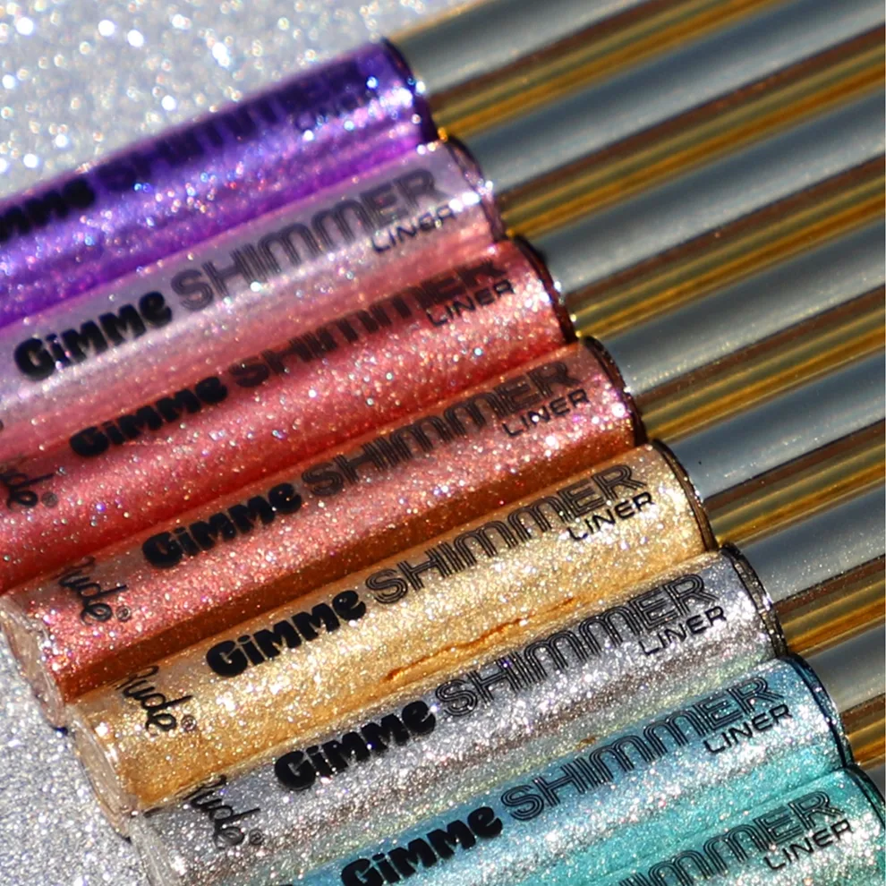 Rude Cosmetics Gimme Shimmer Långvarig eyeliner Skugga Lucky Penny 2.5 g