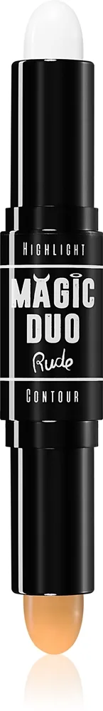 Rude Cosmetics Magic Duo kaksipäinen varjostuskynä sävy Light 4.5 g