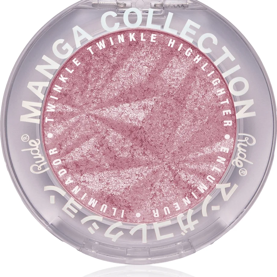 Rude Cosmetics Manga Collection Twinkle Twinkle Highlighter kiinteä puuterimainen korostusväri sävy Neko-Chan's Paws 4 g
