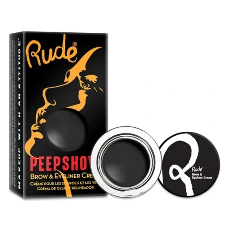 Rude Cosmetics Peep Show Brow & Eyeliner Cream Dark Side 88038 (U) 3 g