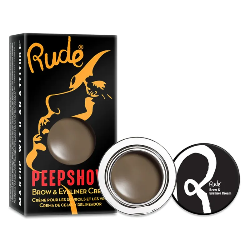 Rude Cosmetics Peep Show Brow & Eyeliner Cream Strip Tease 88035 (U) 3 g