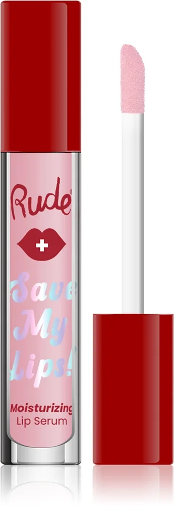 Rude Cosmetics Save My Lips kosteuttava seerumi huuliin sävy Cherry 3.4 ml