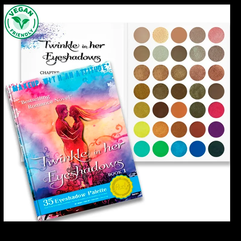 RUDE Cosmetics Twinkle In Her Eyeshadows 35 Eyeshadow Palette (1 stk)