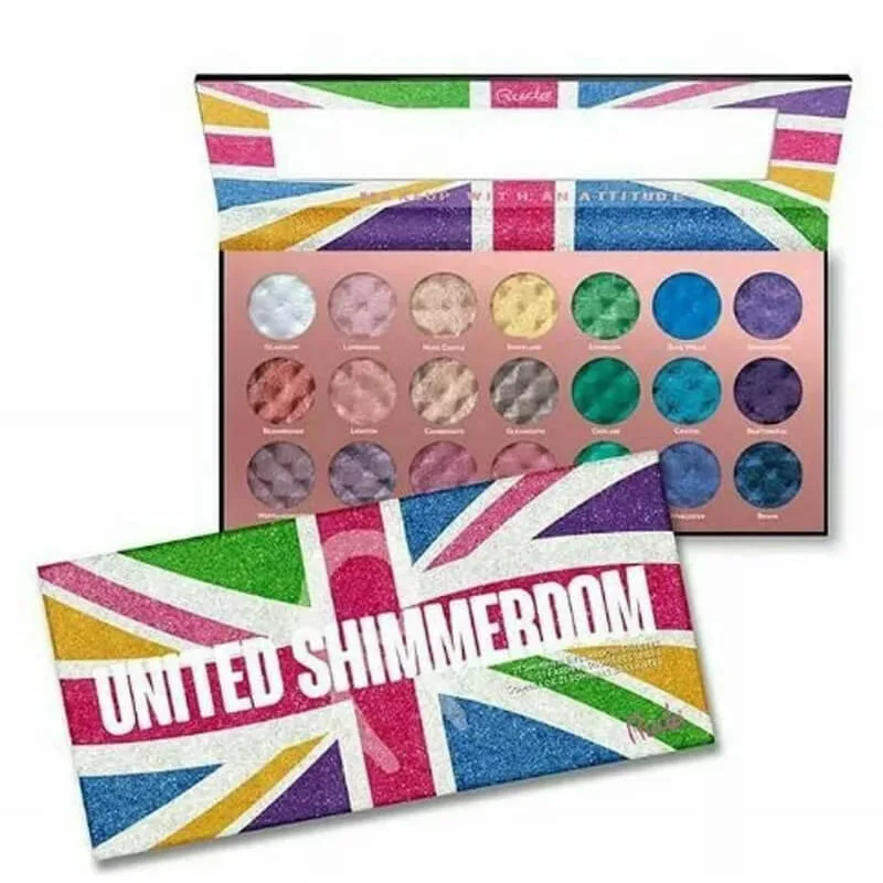 Rude Cosmetics United Shimmerdom - 21 Shimmer Eyeshadow Palette 25 g