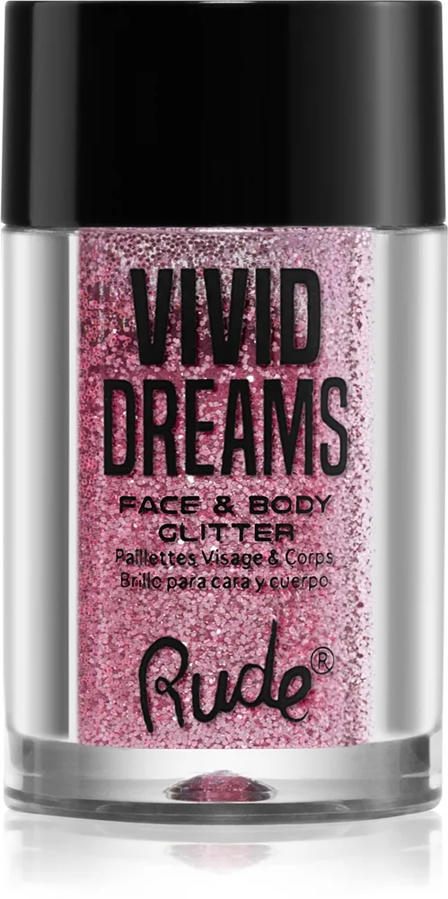 Rude Cosmetics Vivid Dreams kimalle kasvoille ja vartalolle sävy Daydream 2.7 g