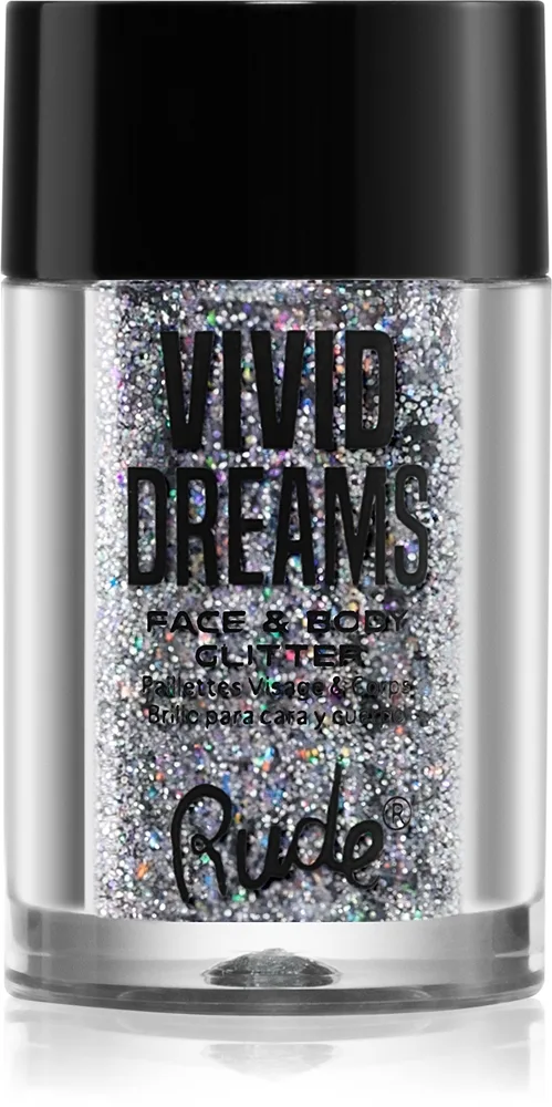 Rude Cosmetics Vivid Dreams kimalle kasvoille ja vartalolle sävy Dreamscape 2.7 g