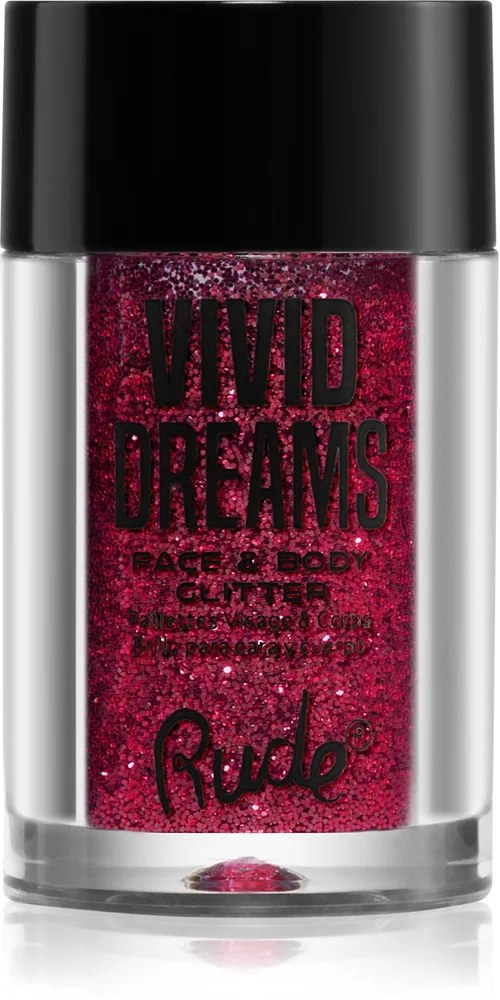Rude Cosmetics Vivid Dreams kimalle kasvoille ja vartalolle sävy Laughing Dandelions 2.7 g