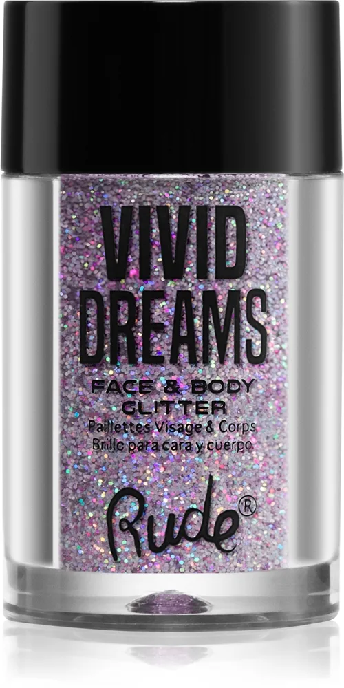 Rude Cosmetics Vivid Dreams kimalle kasvoille ja vartalolle sävy Multiverse 2.7 g