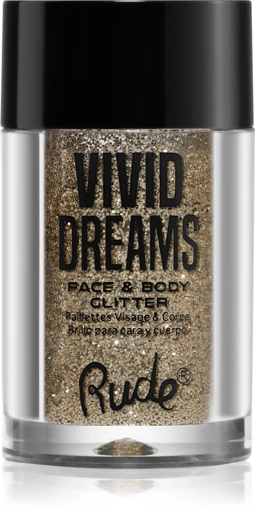 Rude Cosmetics Vivid Dreams kimalle kasvoille ja vartalolle sävy Visionary 2.7 g