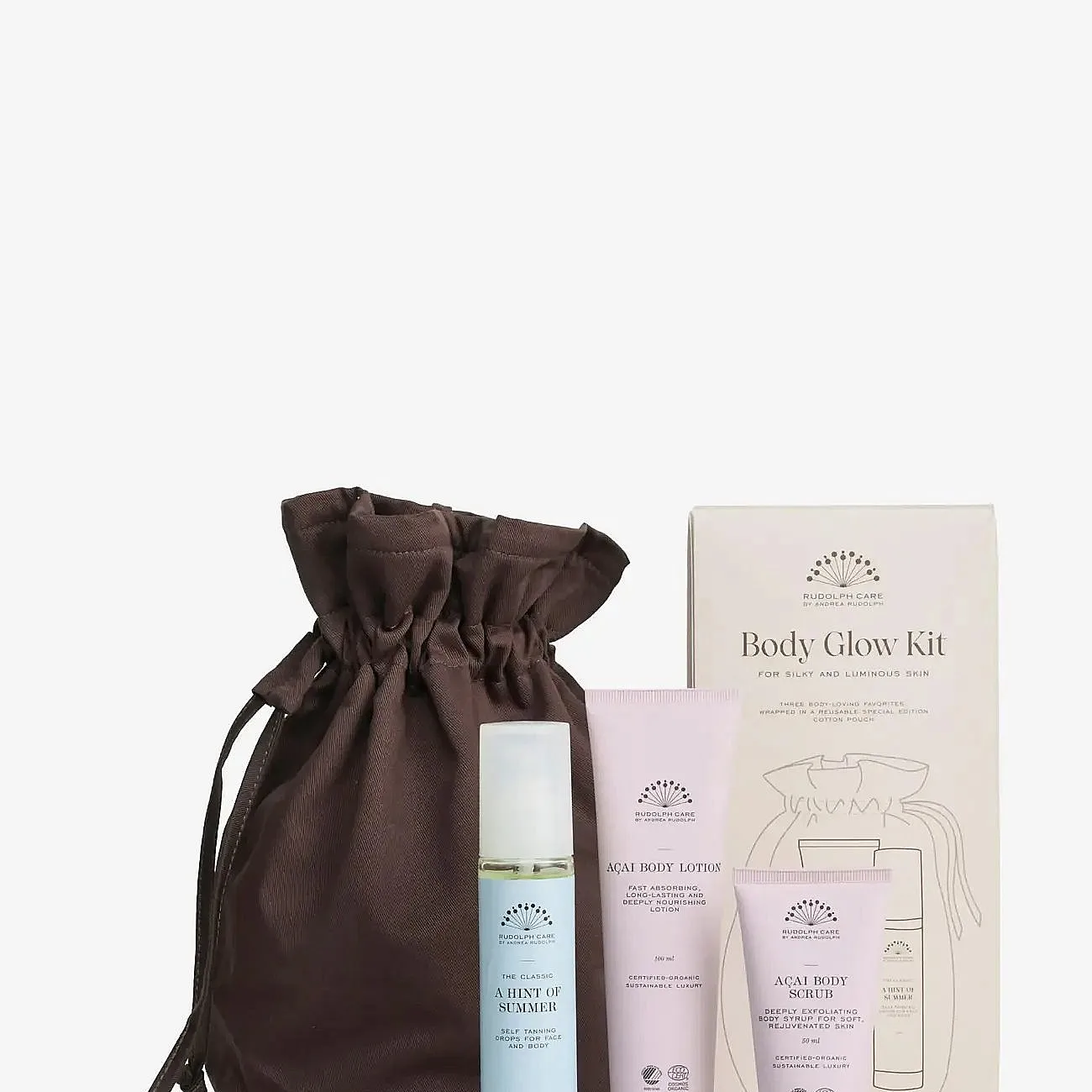 Rudolph Care Body Glow Pouch - Brown - 200 ML
