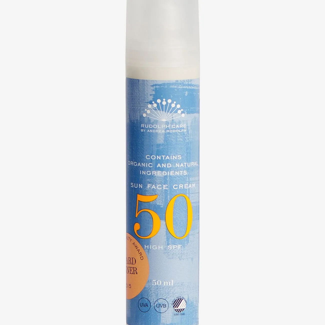 Rudolph Care Sun Face Cream SPF50 Økologisk solkrem - 50 ml