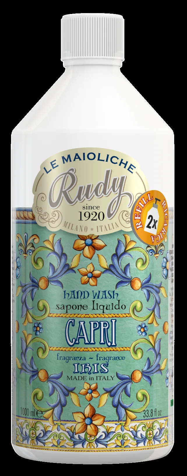 Rudy Iris of Capri Le Maioliche Hand Wash Refill 1000 ml