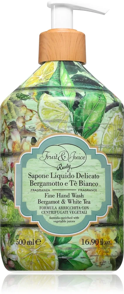Rudy - Le Maioliche Bergamot & White Tea Fine Flytande tvål 500 ml