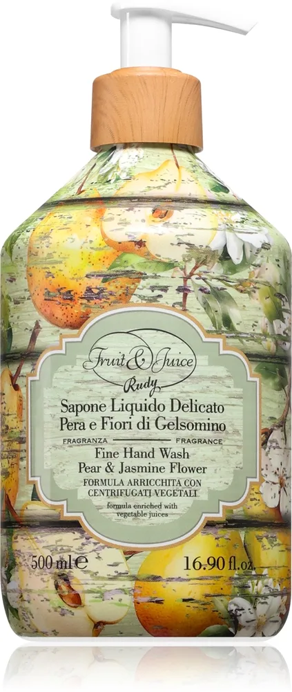 Rudy - Le Maioliche Pera & Fiori di Gelsomino Fine Flytande tvål 500 ml