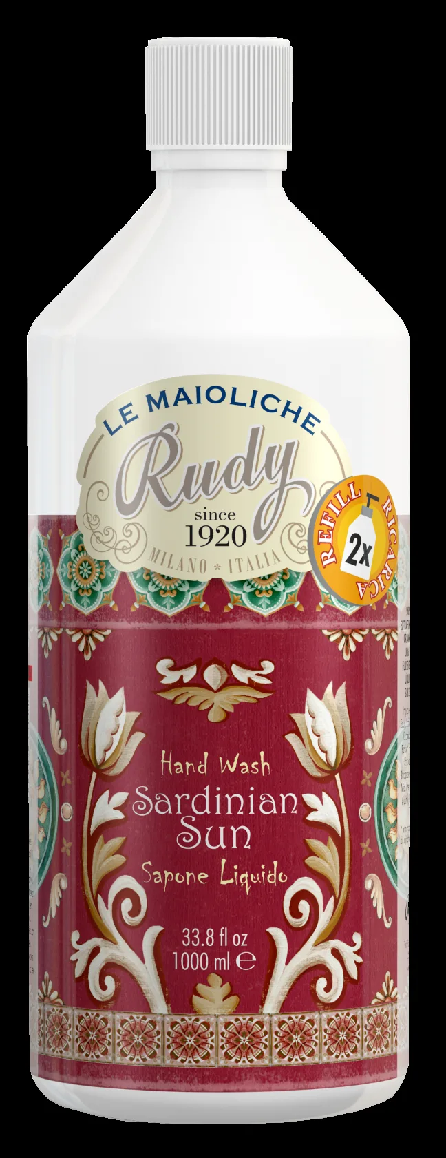 Rudy Sardinian Sun Le Maioliche Hand Wash Refill 1000 ml