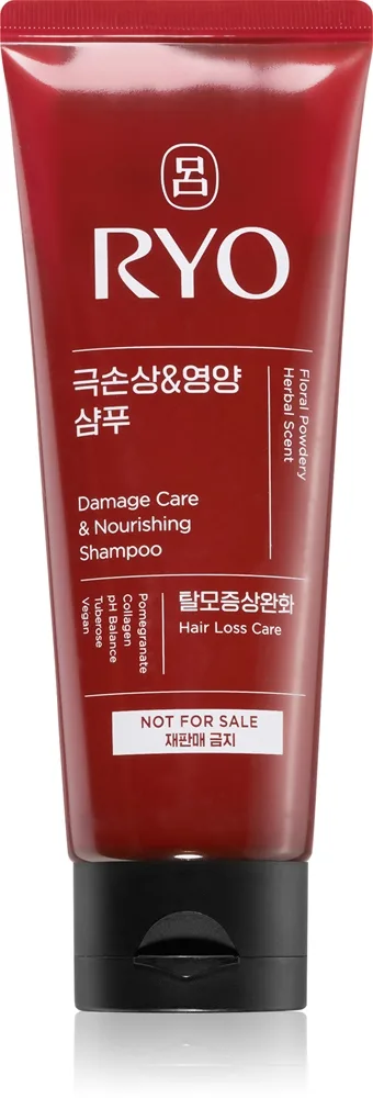 RYO Damage Care & Nourishing Shampoo tehokkaasti elvyttävä shampoo vaurioituneille hiuksille 112 ml