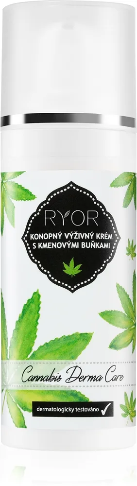 RYOR Cannabis Derma Care ravitseva hamppuvoide kantasoluilla 50 ml