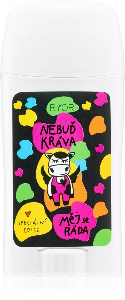 RYOR PuraVida Nebuď KRÁVA Antiperspirant creme Til kvinder 50 ml