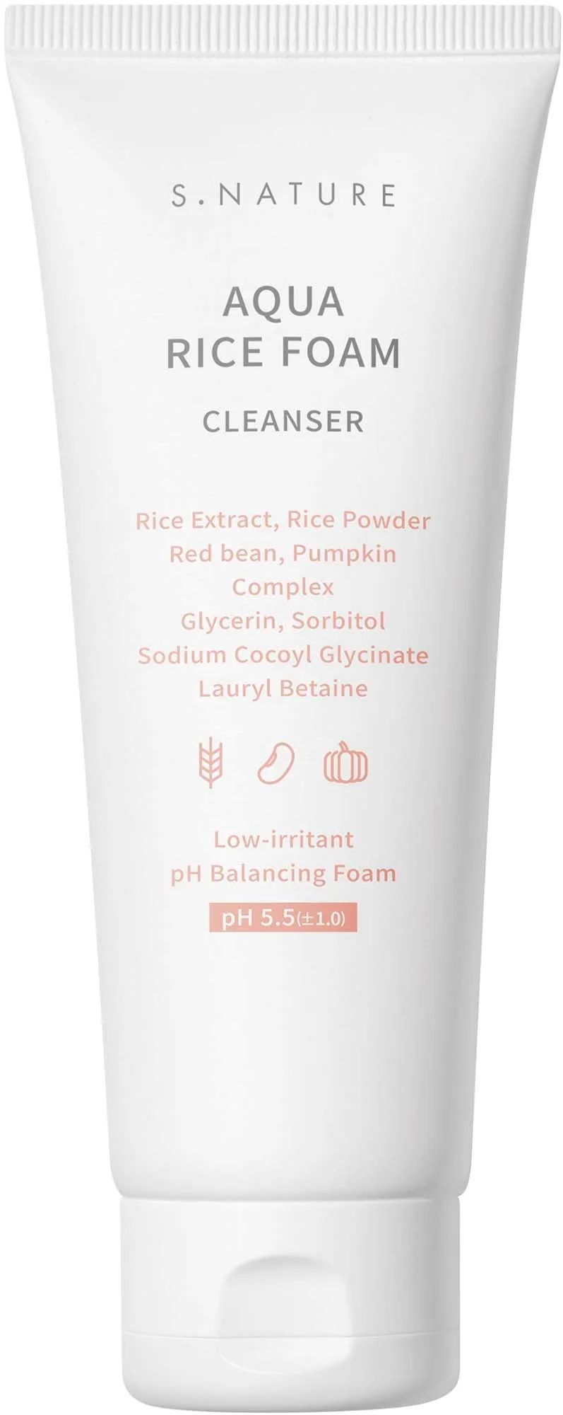 S.NATURE Aqua Rice Foam Cleanser 160 ml