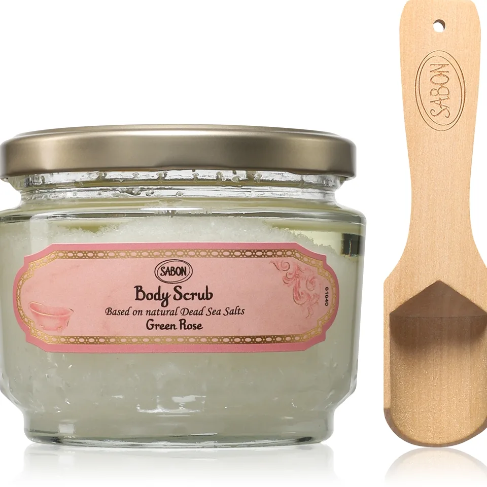 Sabon Medium Green Rose Kroppsskrubb 320 g