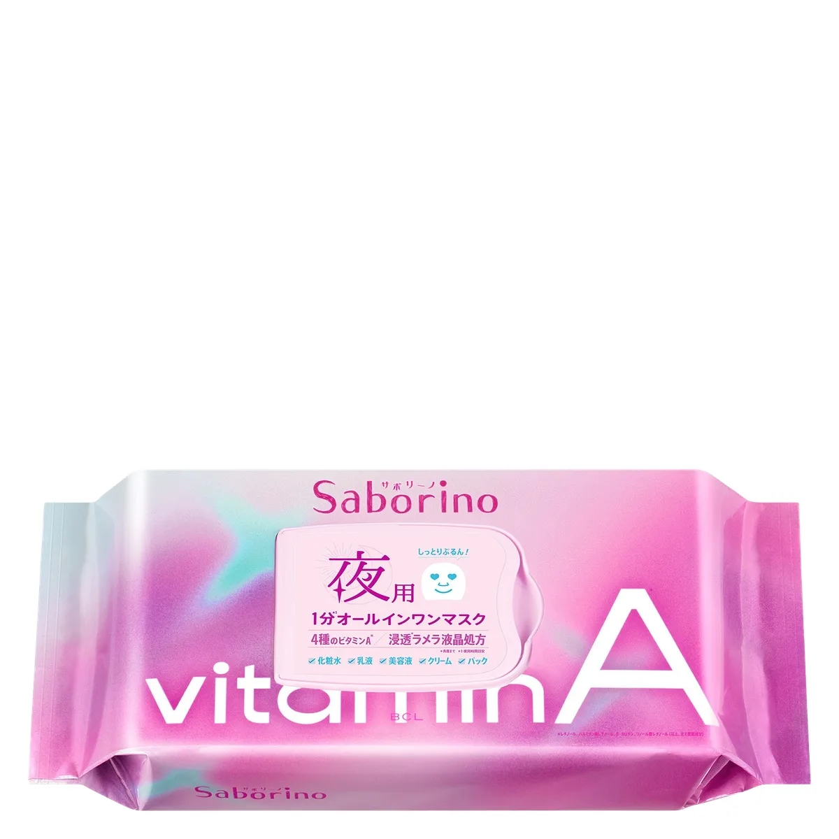 Saborino Good Night Sheet Mask Vitamin A 30pcs