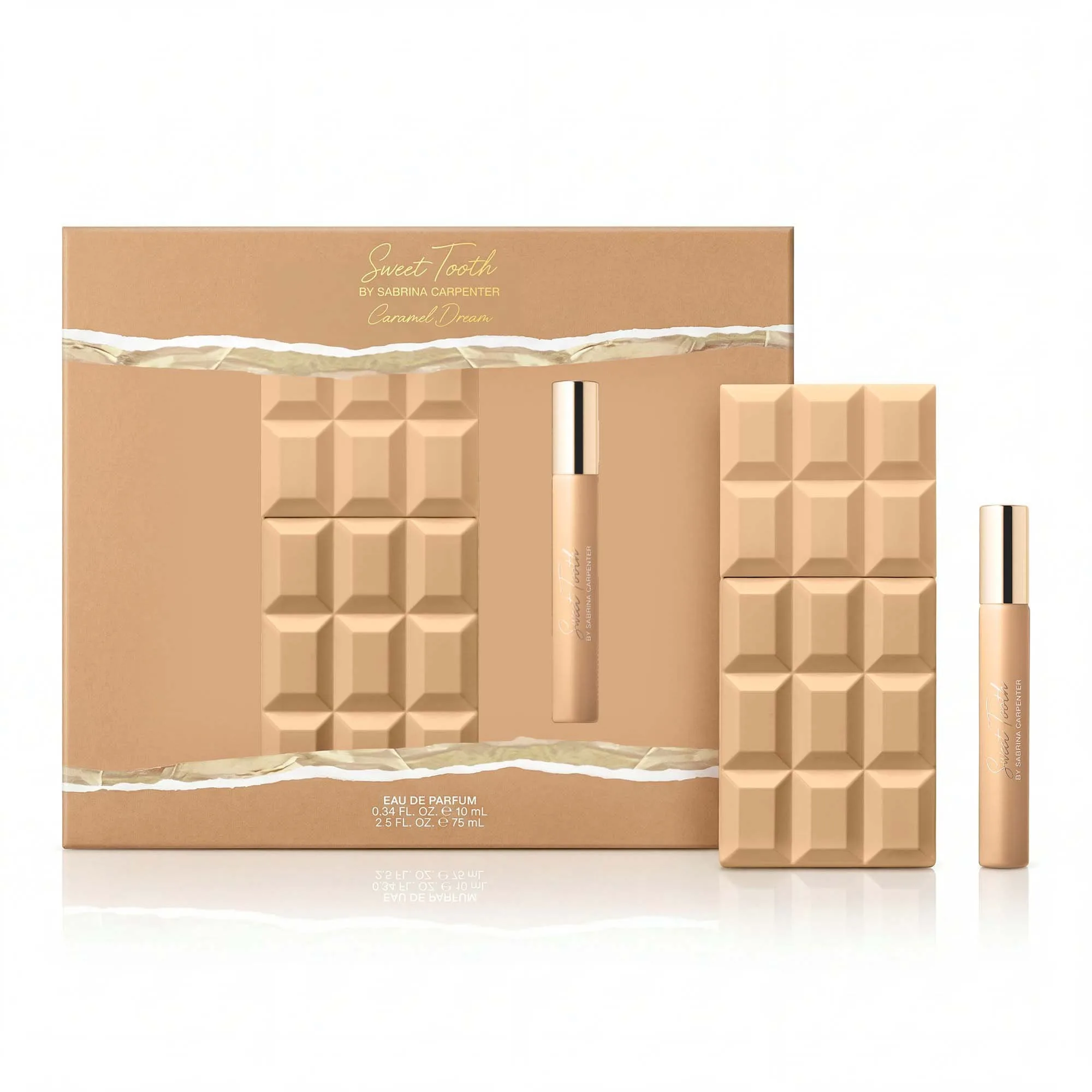 Sabrina Carpenter Caramel Dream Travel Set Presentförpackning för Kvinnor 1 st.