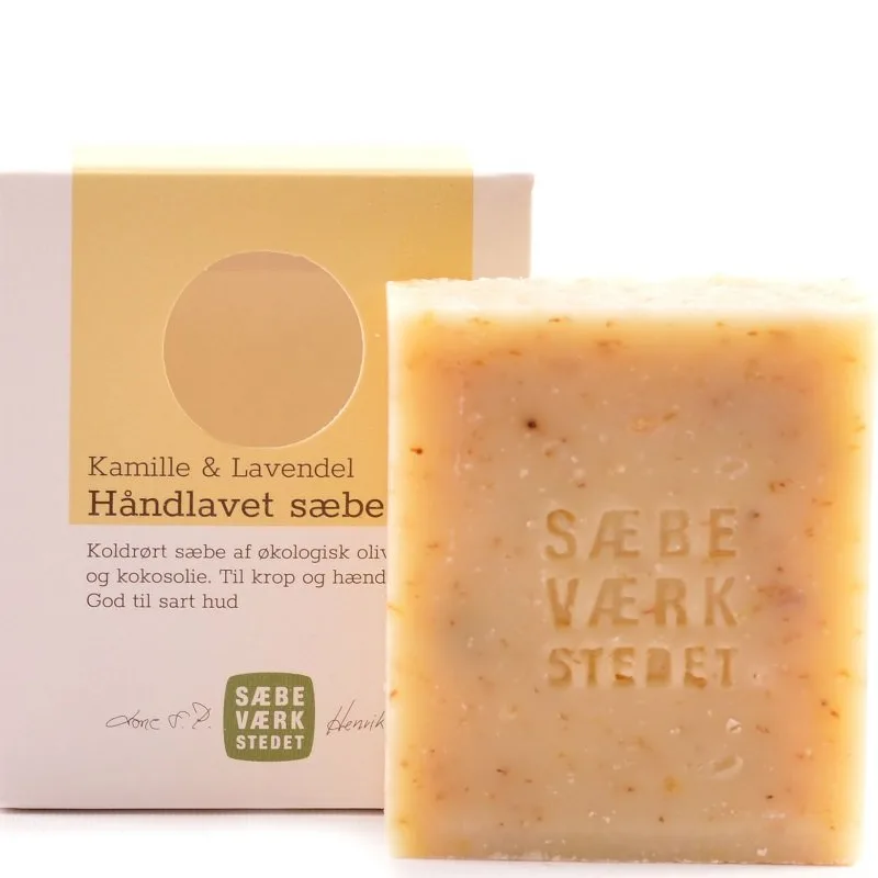 Sæbeværkstedet - Handgjord tvål - Kamomill & lavendel