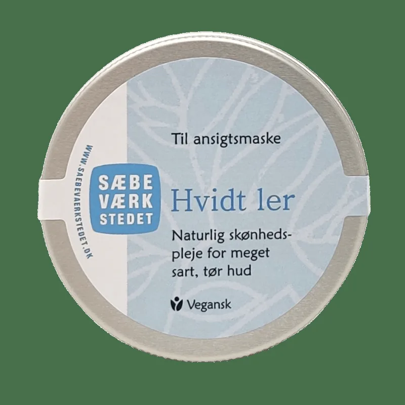 Sæbeværkstedet Ler Til Ansigtsmaske Hvidt (50 gr)