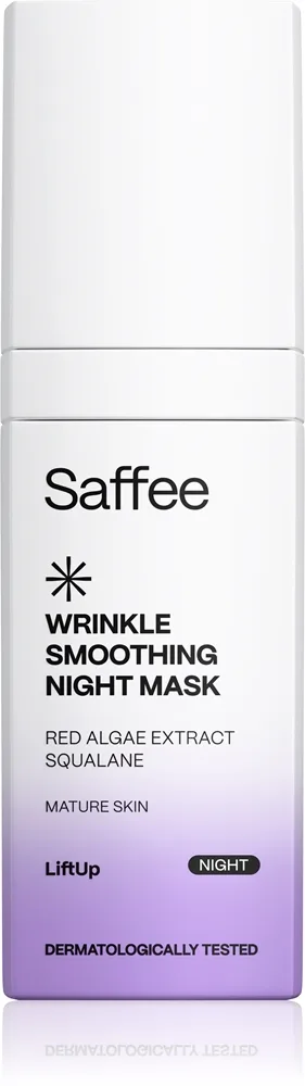 Saffee LiftUp Wrinkle Smoothing Night Mask Sovemaske med anti-rynkeeffekt 30 ml