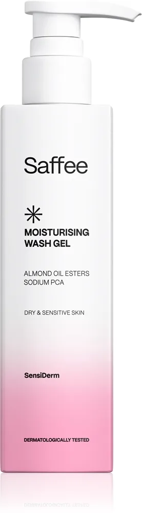 Saffee SensiDerm Moisturising Wash Gel Fugtgivende rensegel Til tør og sensitiv hud 200 ml