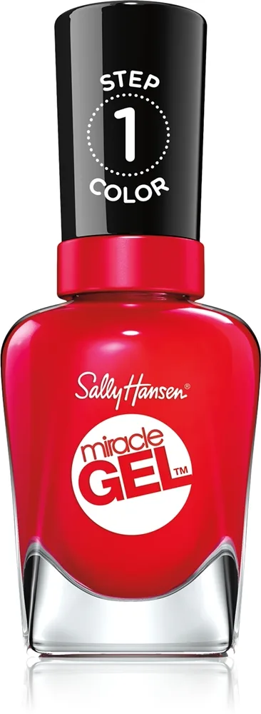 Sally Hansen Miracle Gel™ Geleneglelak uden UV/LED forsegling Skygge 470 Red Eye 14,7 ml
